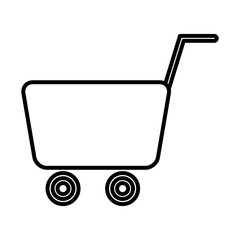Shopping cart symbol icon vector illustration graphic design