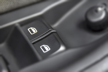 Car electric window button power switch plastic component on door