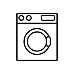 Washer machine appliance icon vector illustration graphic design