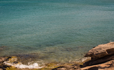 Cove beach on Greek island
