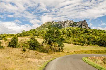 Road in mountain landscape