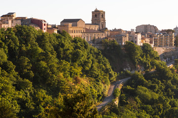Enna (Sicily, Italy) - A view of the ancient centre of Enna