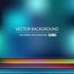 Abstract Creative concept vector multicolored blurred background set. For Web and Mobile Applications, art illustration template design, business infographic and social media, modern decoration