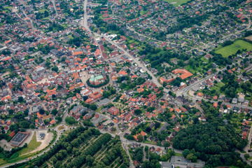 Germany from above - Hamburg, Elmshorn, Norderstedt and Hamburg