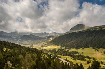 Mountain landscape in pyreeneos