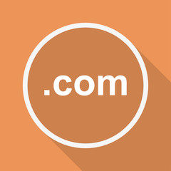 Runder Button mit Schatten - .com