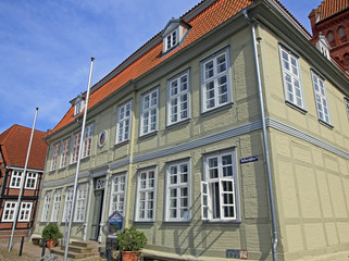 Fototapeta na wymiar Dömitz: Rathaus (1820, Mecklenburg-Vorpommern) 