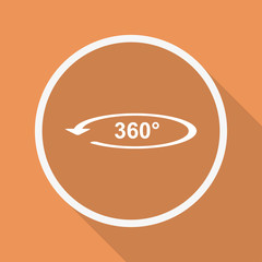 Runder Button mit Schatten - Virtuelle Realität