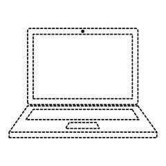 laptop computer isolated icon
