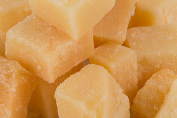 Parmesan cheese close up