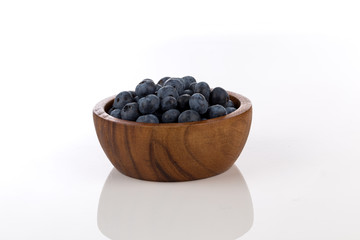 blueberries isolated close up