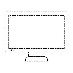 Fototapeta na wymiar computer display isolated icon