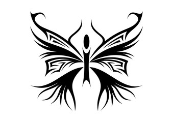 magic butterfly - abstract tattoo