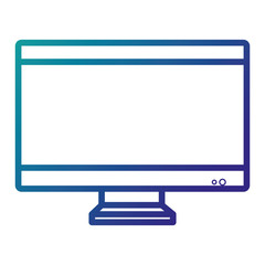 computer display isolated icon