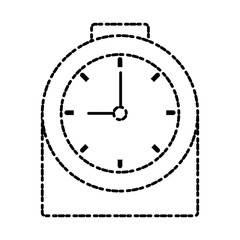Wall clock isolated icon vector illustration graphic design