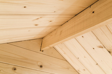Abstract wooden interior fragment
