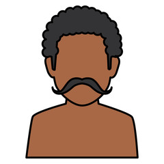 young man shirtless avatar character