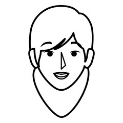 beautiful woman head avatar character