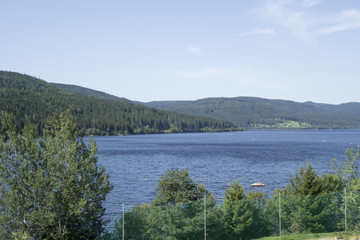 The Schluchsee lake in the German Black Forest