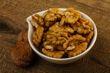 Opened walnuts