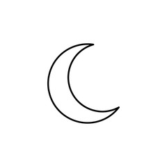 crescent moon icon