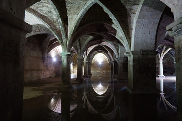 Reflections in a Portuguese Cistern in El Jadida, Morocco