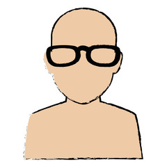 young man shirtless avatar character