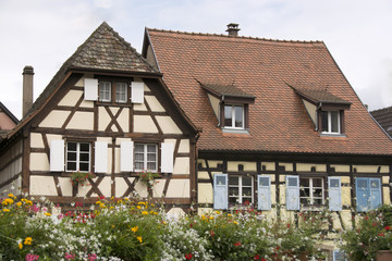 Fototapeta na wymiar Eguisheim, Alsazia, Francia
