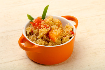 Couscous with meat