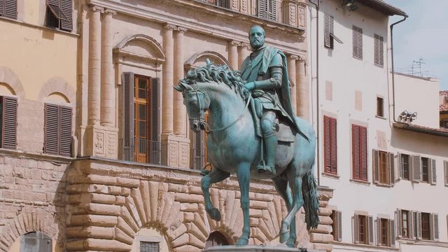 Cosimo Statue on Signoria Square in Florence (called Statua equestre di Cosimo)