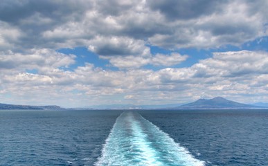 Vesuve et baie de Naples