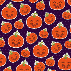 seamless pattern for happy halloween