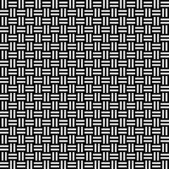 Vector monochrome seamless pattern. Black white striped texture. Visual illusion effect, horizontal vertical lines. Trendy abstract design, urban pop style. Stylish background, decorative element