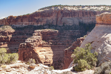 Moab Utah slick rock strata of the American Southwest puts on an amazing show for your eyes