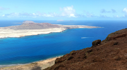 Fototapeta premium Volcanic Island La Graciosa / Lanzarote / Canary Islands