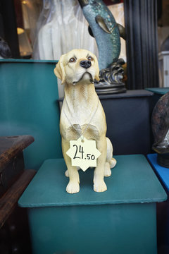 A porcelain dog for sale