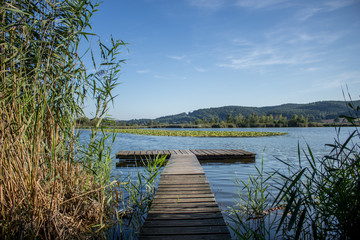 Spätsommertag am Breitungen See in Thüringen