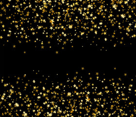 Golden stars with blank space in the center, brilliant shine. - 172233433