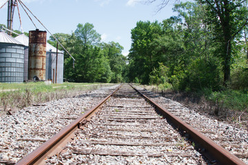 Fototapeta na wymiar Train Tracks