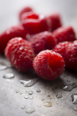 Raspberry macro shot