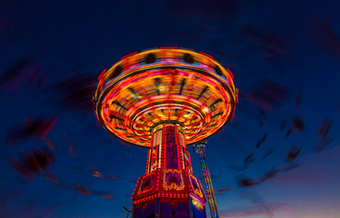 Karussel auf der Wiesn 2017, dem berühmtesten Volksfest der Welt, das Oktoberfest in München