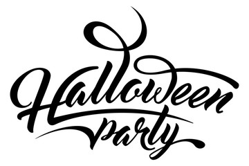 Lettering Halloween Party