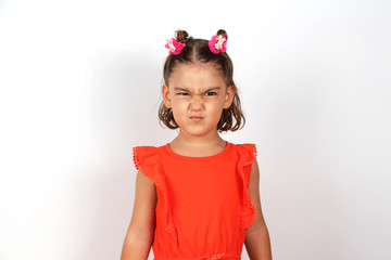Angry little girl