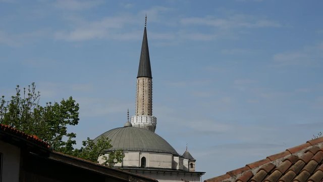 Time lapse from The gazi husrev-beg mosque in Sarajevo Bosnia and Herzegovina