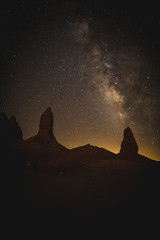 Milky Way over Trona Pinnacles