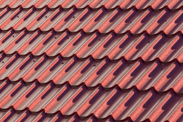 red metal roof