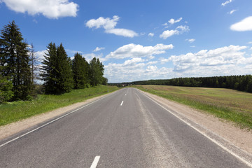 Fototapeta premium Road in spring