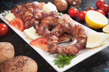 Bacon onion rings