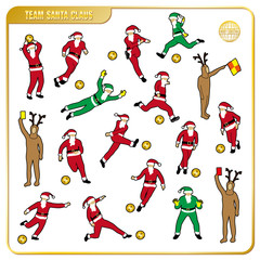 サンタクロースのサッカーチーム © amanemark