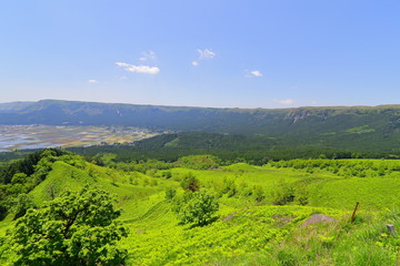 阿蘇大観峰の風景